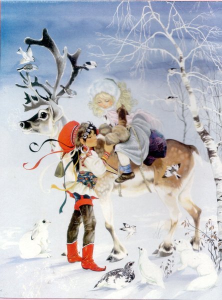 Снежная Королева Герда и разбойница