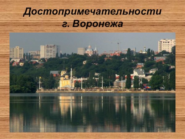 Проект город Воронеж