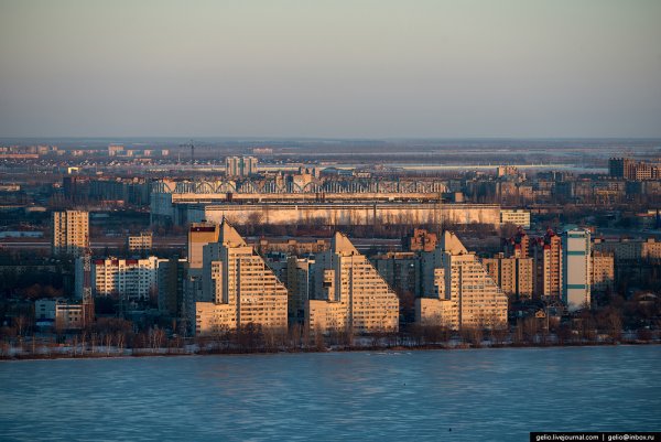 Город Воронеж с высоты птичьего полета