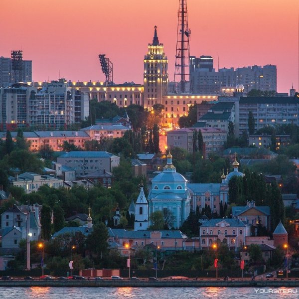 Воронеж ЮВЖД ночью