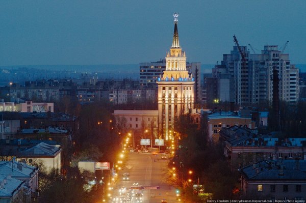 Воронеж сталинская высотка Девицкий выезд