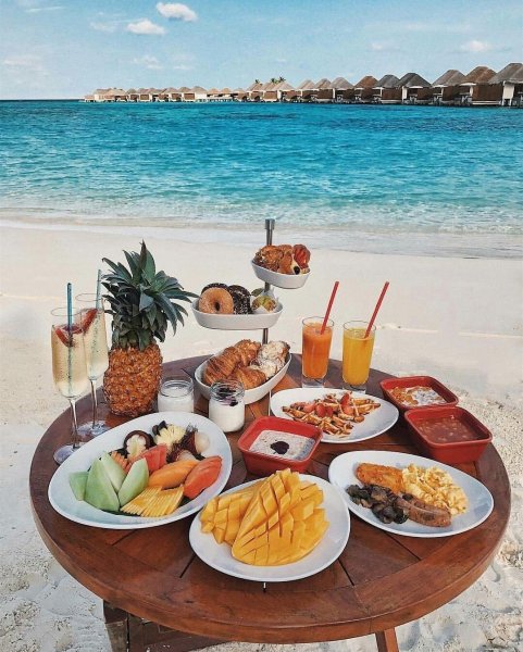 Завтрак на Мальдивах