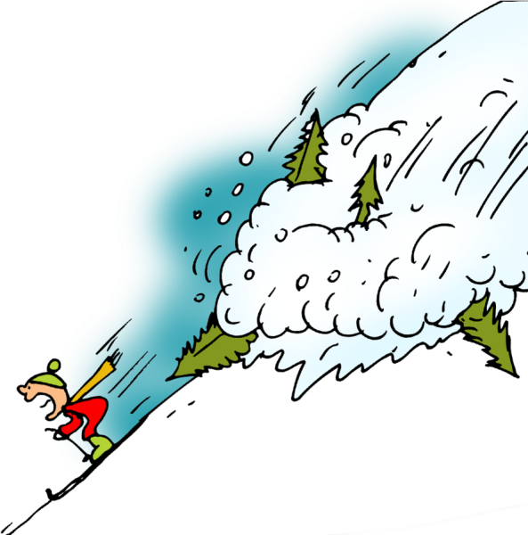 Лавина нарисовать