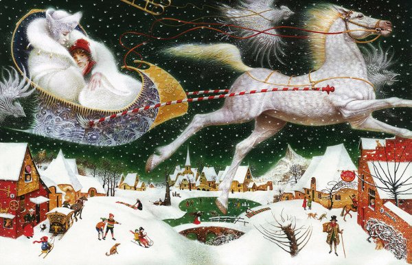 Художник Владислав Ерко Снежная Королева