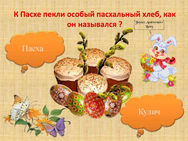 Вопросы про Пасху