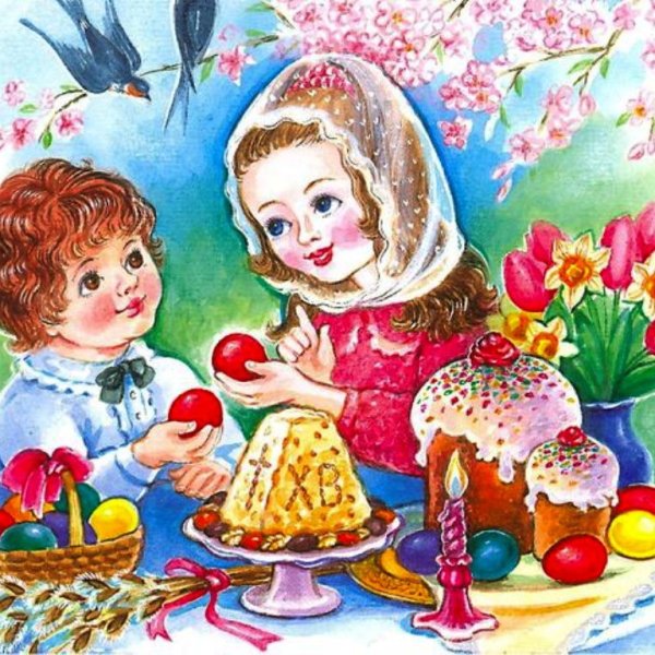 Картинки Пасха для детей дошкольного возраста