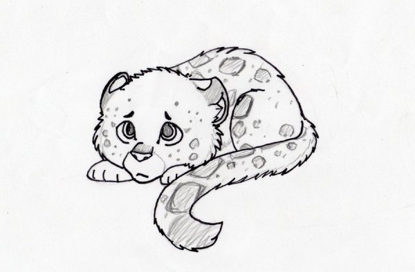 Рисунки для срисовки карандашом животные милые