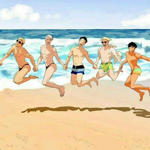 Юри на льду на пляже