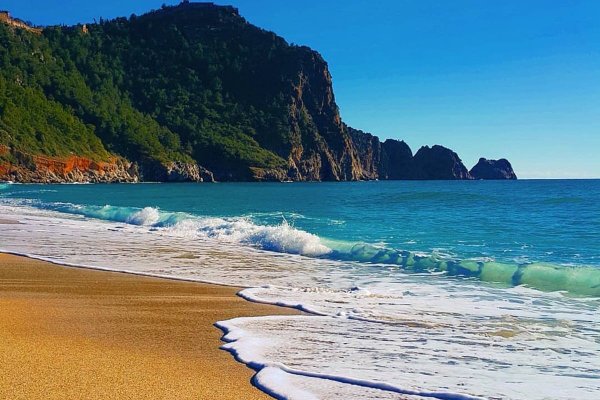 Турция Алания пляж Клеопатра