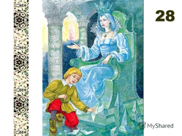 Пьеса Снежная Королева иллюстрация