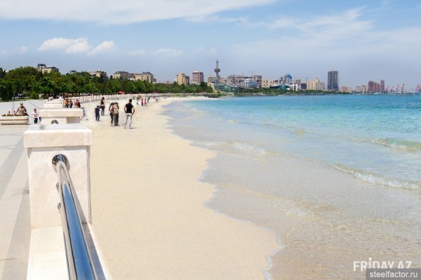 Баку пляж Приморский