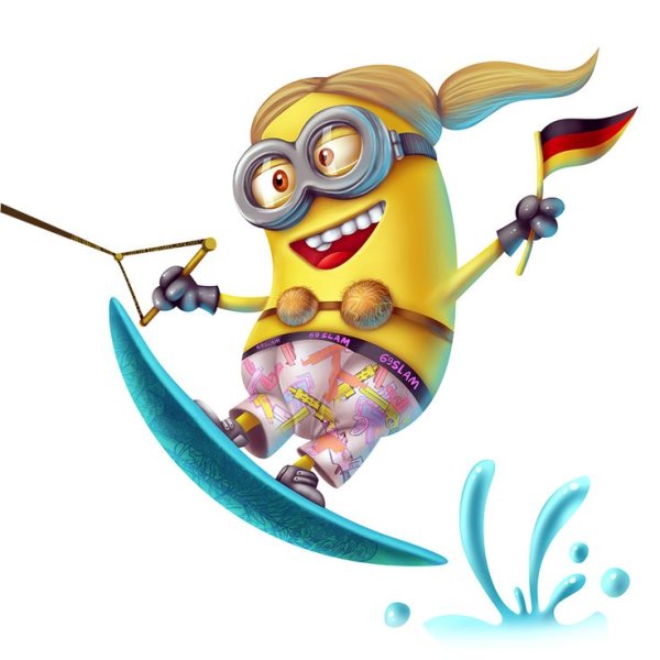 Миньоны на море