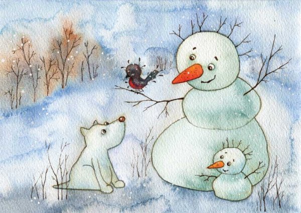 Виктория Кирдий Снеговики