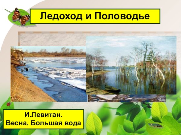 Ледоход и половодье