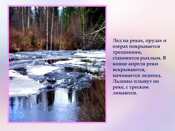 Стихотворение ледоход