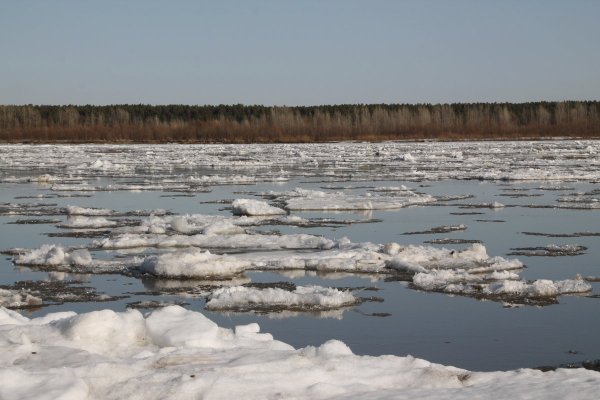 Ледоход на речке