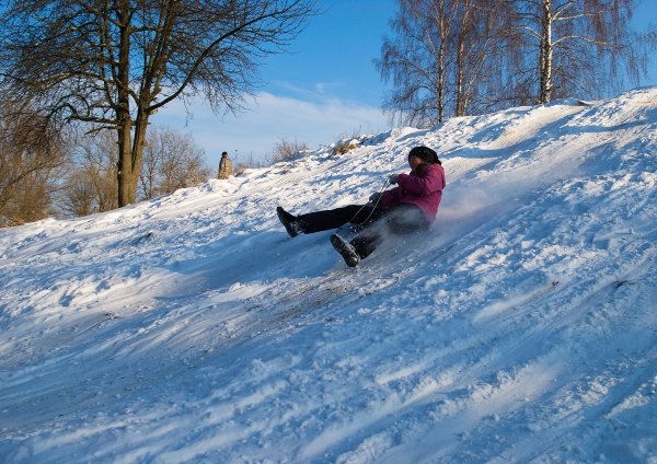 Горка снега