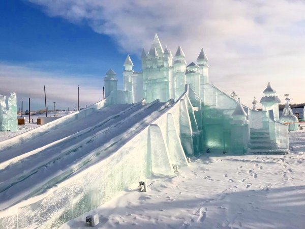 Ледовый городок Воркута