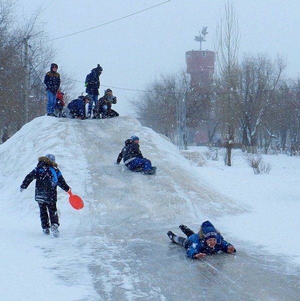 Катание с горок