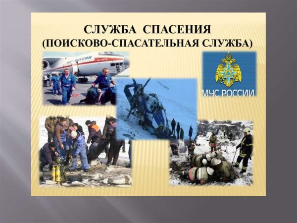 Поисково спасательные службы презентация