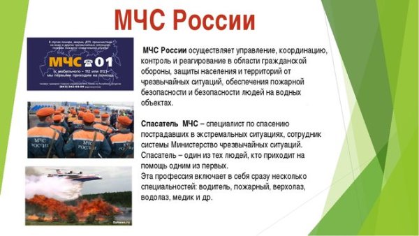 Презентация по МЧС