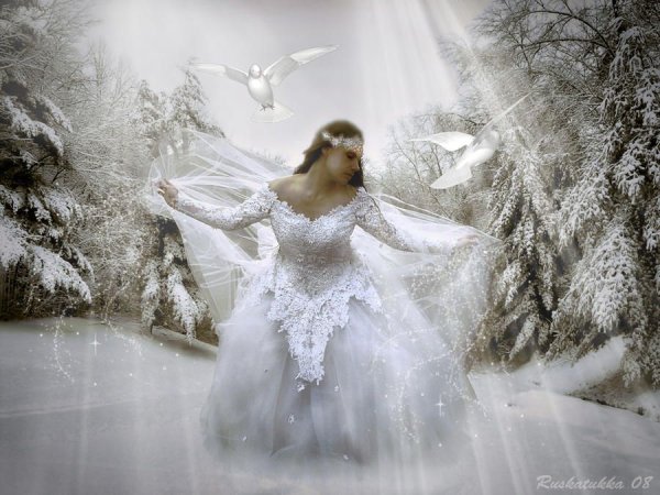 Снежных ангелов