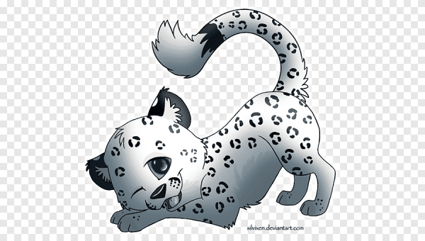 Мультяшная снежный Барс