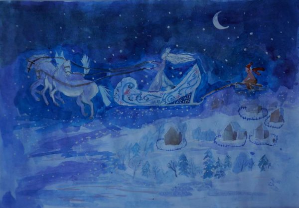 В Снежном царстве дед Мороз