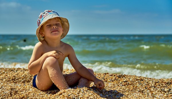 Детский дикий пляж