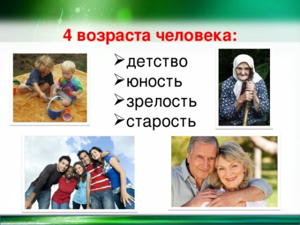 Детство Юность молодость зрелость