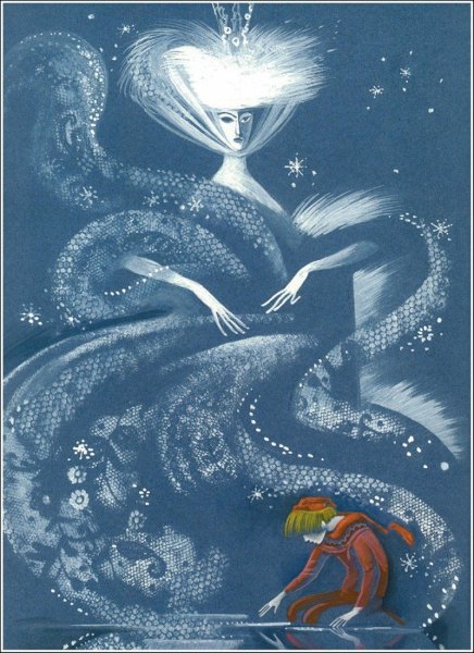 Художник Ника Гольц Снежная Королева