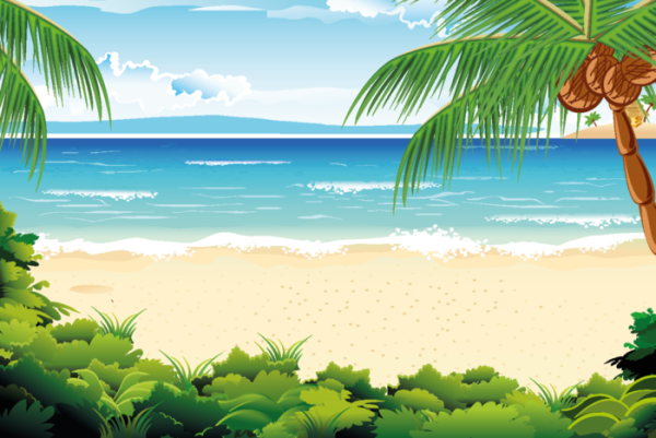 Море мультяшное