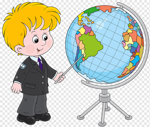 Ученик с глобусом
