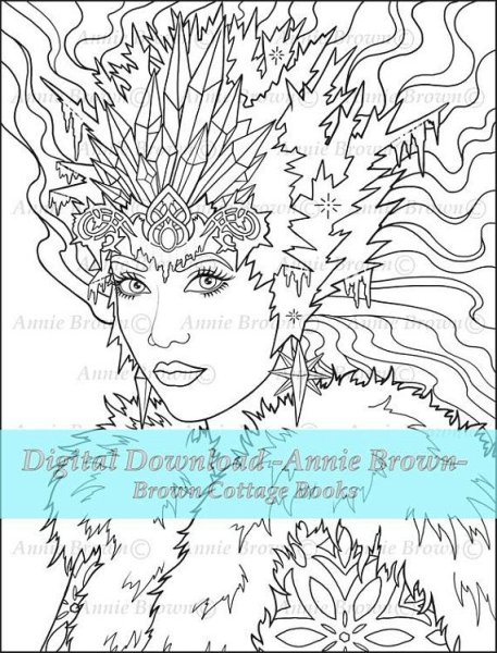 Снежная Королева лицо раскраска