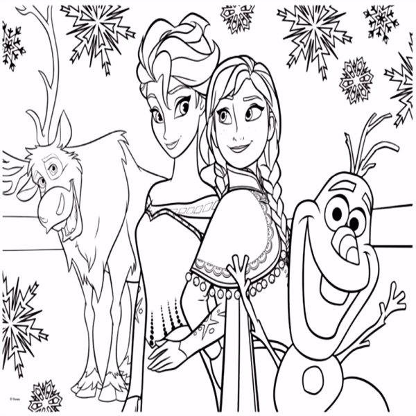 Снежная Королева Хранители чудес раскраска