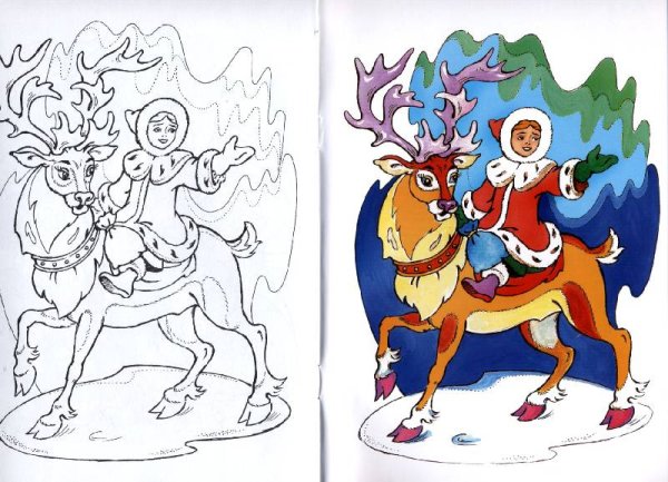 Рисунок к сказке Снежная Королева