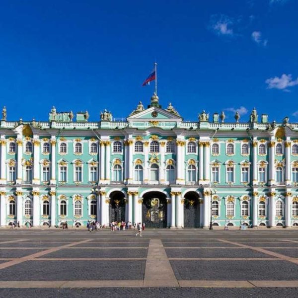 Растрелли зимний дворец Дворцовая площадь