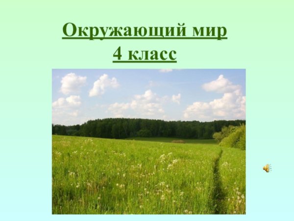 Презентация на тему луг