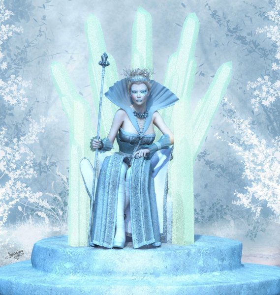 Снежная Королева королевы трон