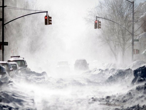 Ураган зимой