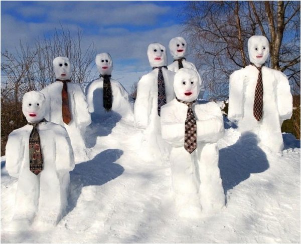 Прикольные Снеговики