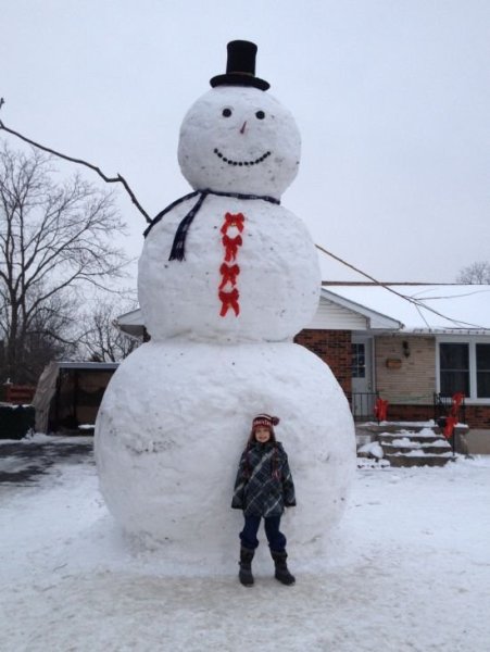 Оригинальный Снеговик