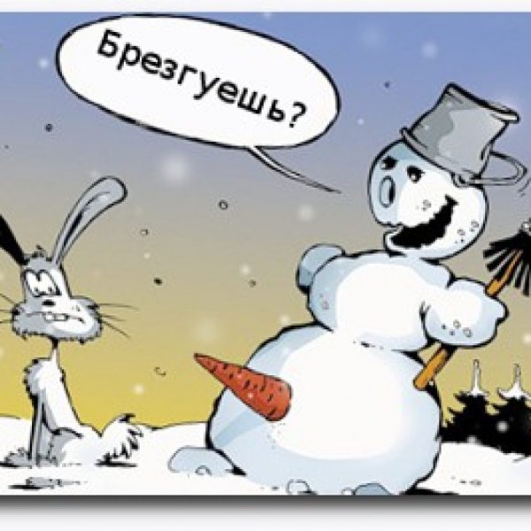 Снеговик прикол