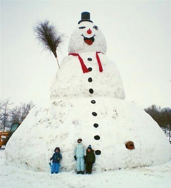 Снеговик большой