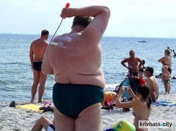 Приколы на пляже