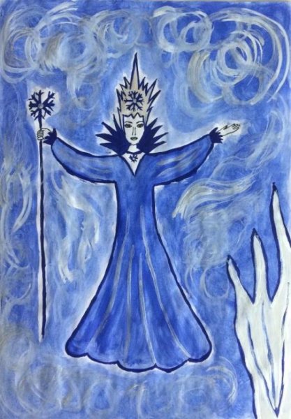 Снежная Королева рисунок