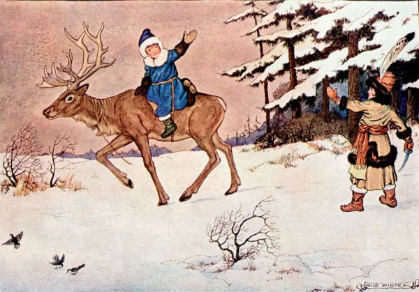 Герда на Северном олене