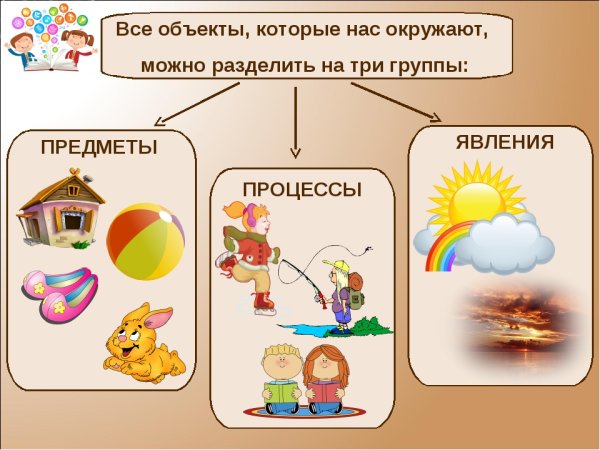 Предметы и явления окружающего мира