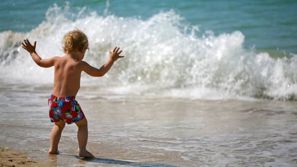 Черное море пляж дети