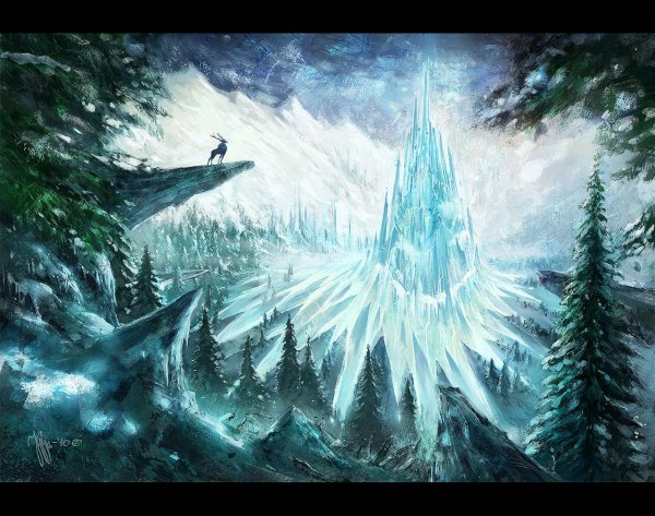 Ледяной замок снежной королевы